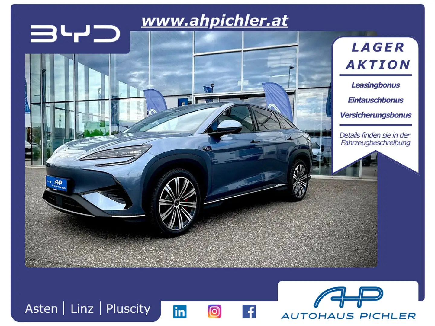 BYD Sealion 7 Excellence AWD 91.5 kWh 530PS LEASING AKTION Grau - 1