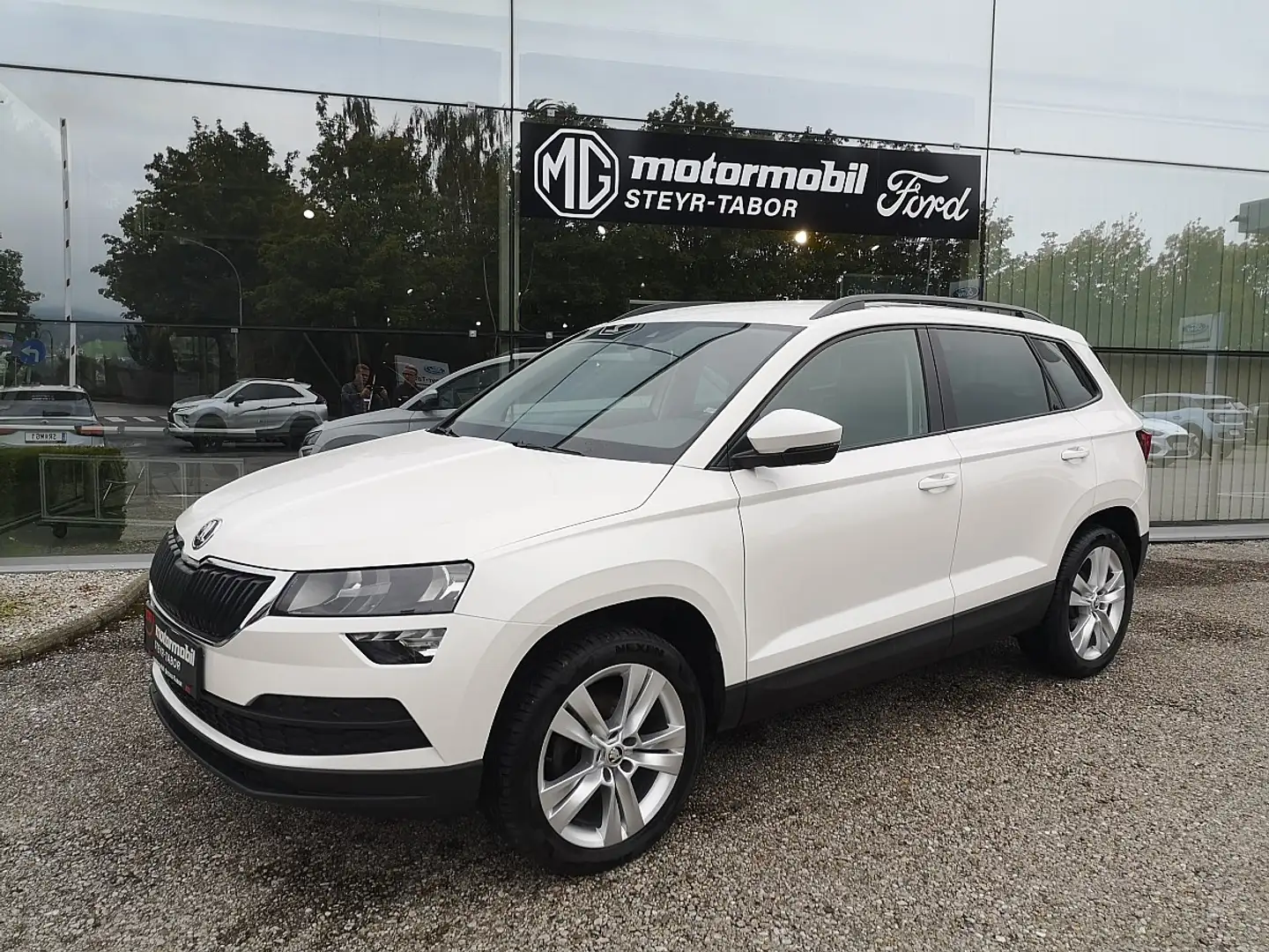 Skoda Karoq 1,6 TDI Style DSG Aut. Blanc - 1