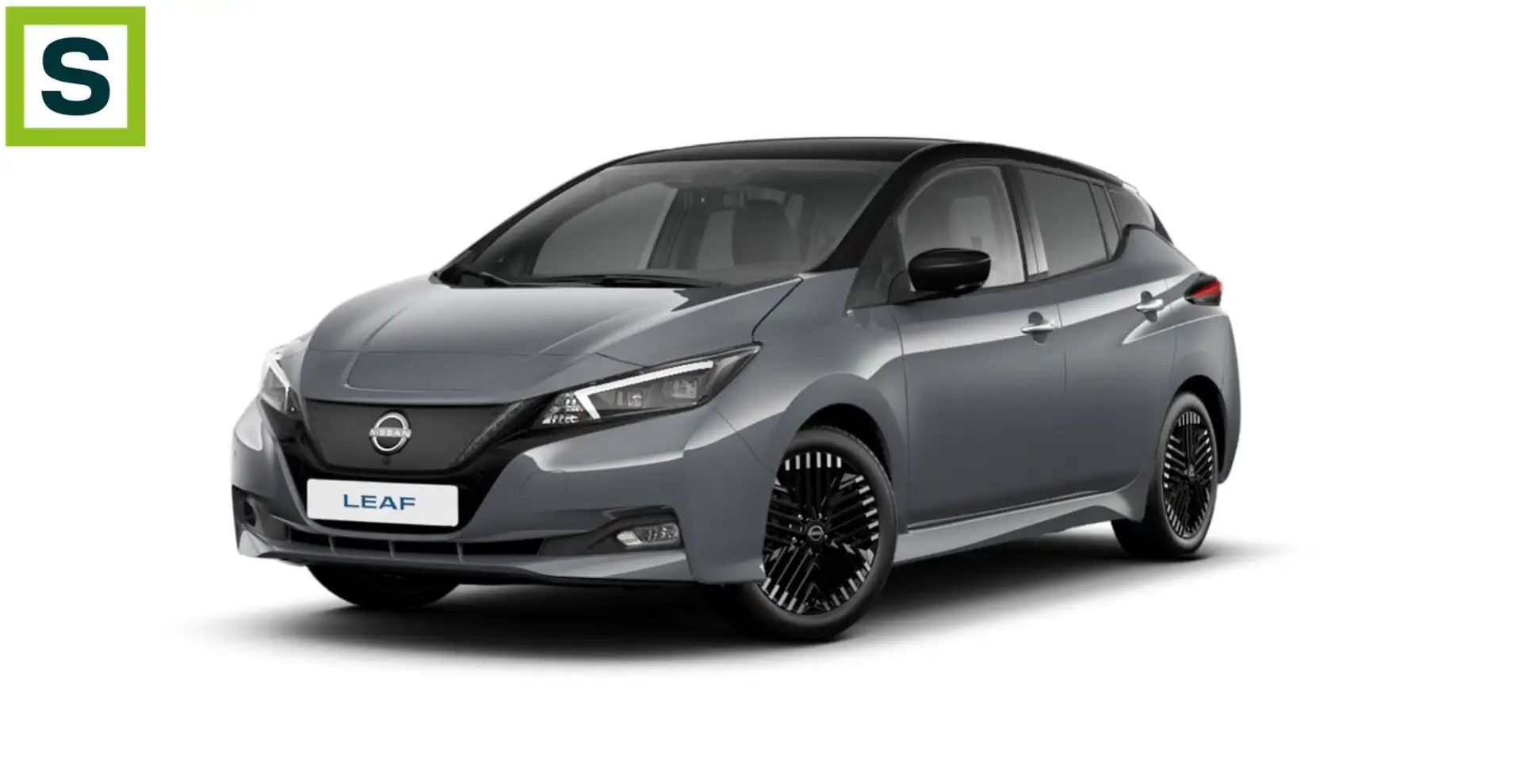 Nissan Leaf LEAF (ZE1) TEKNA 59kWh e+ Option Gris - 2