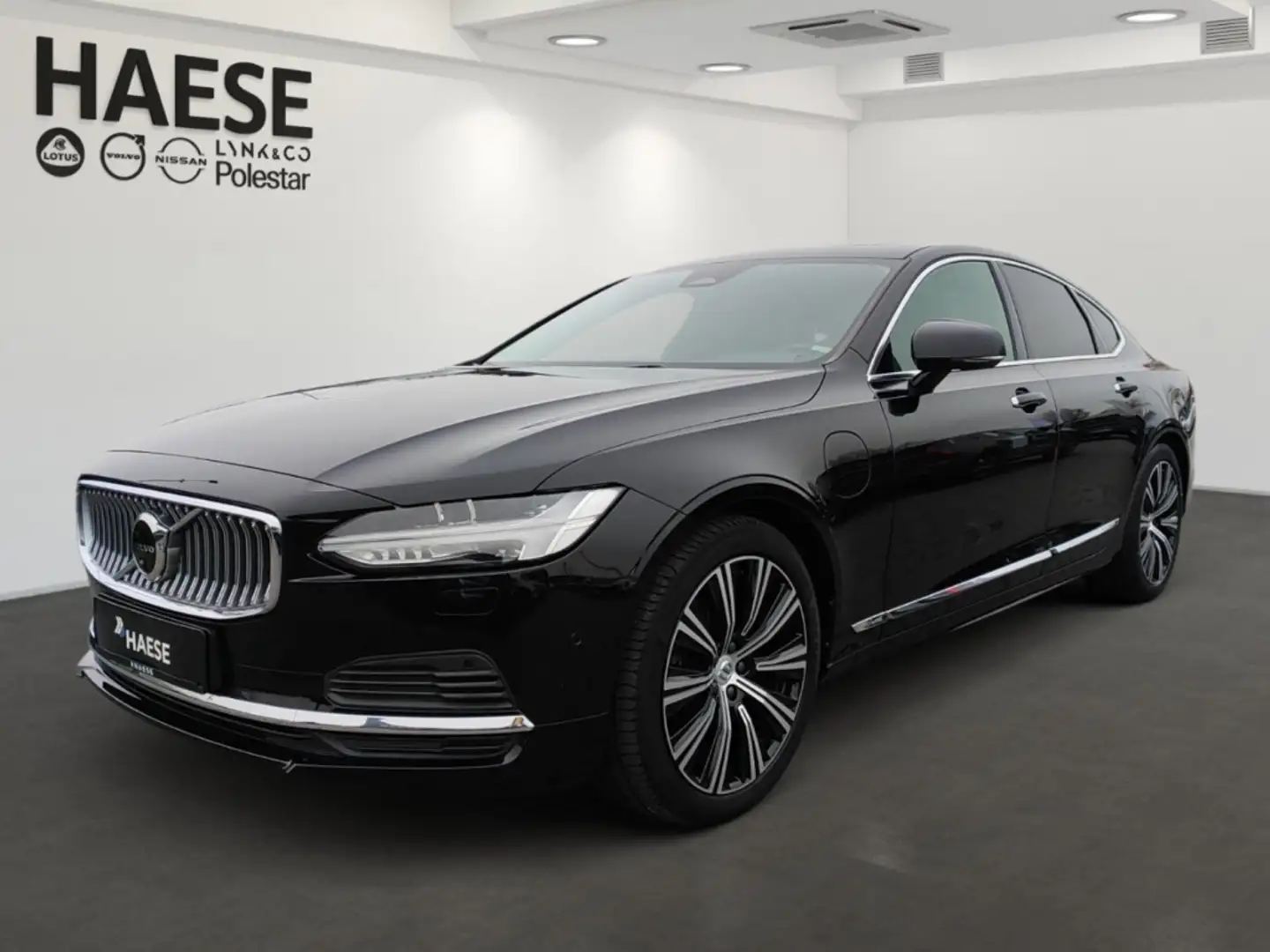 Volvo S90 T8 Recharge Leder LED Navi StandHZG Keyless Kurven Black - 1