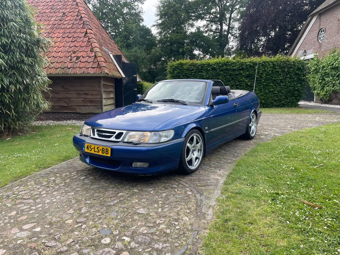 Saab 9-3 Cabrio 2.0 Turbo Sport Edition-NL auto-Leer-Spoile Blauw - 1