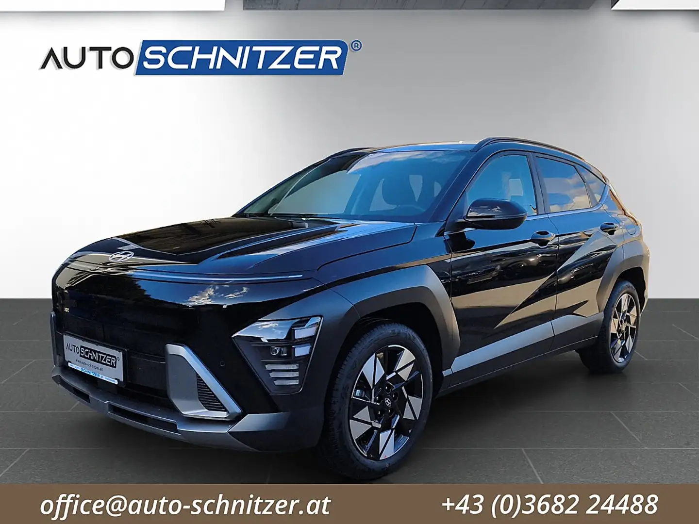 Hyundai KONA Kona 1,6 GDI HEV Go Plus DCT P6 Schwarz - 1