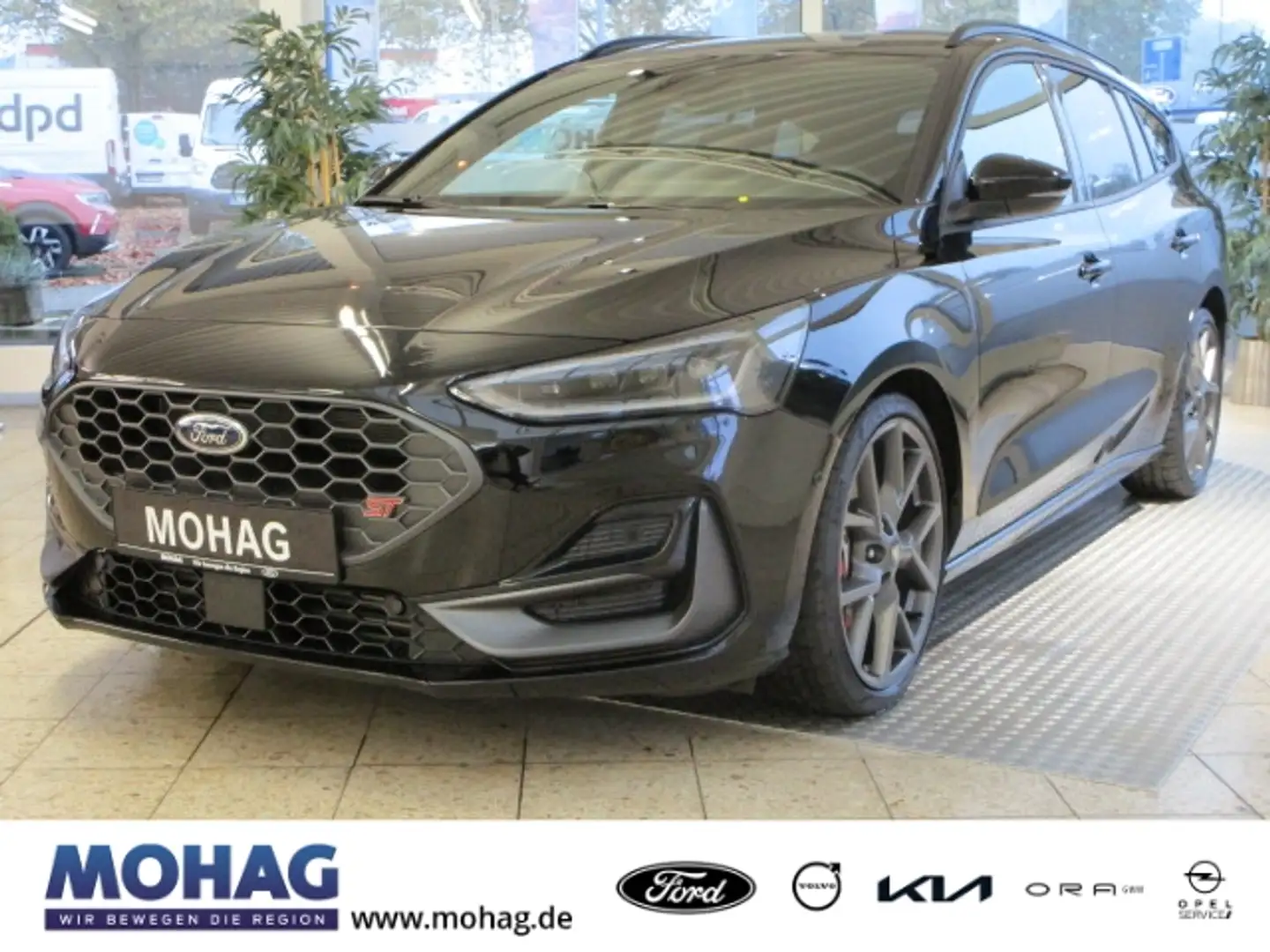 Ford Focus Turnier 2.3l EcoBoost ST X *AHK-BLIS-PDC*     -EU6 Zwart - 1