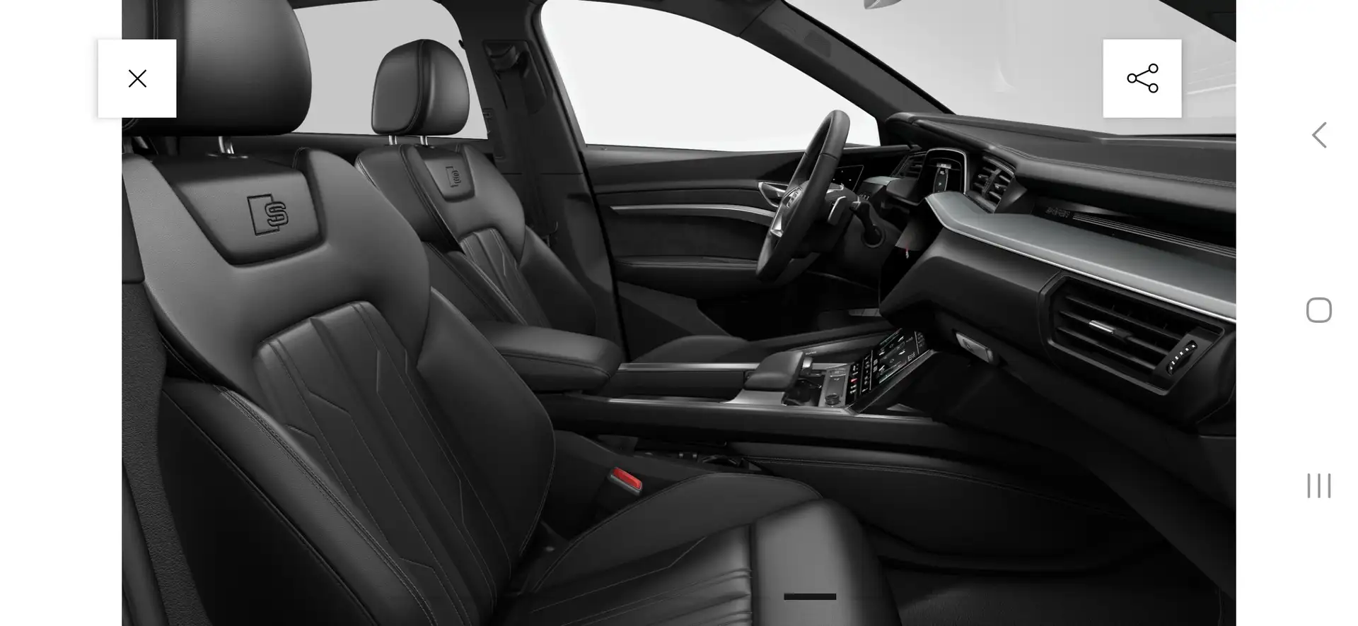 Audi e-tron e-tron Sportback 50 quattro S line Zwart - 2