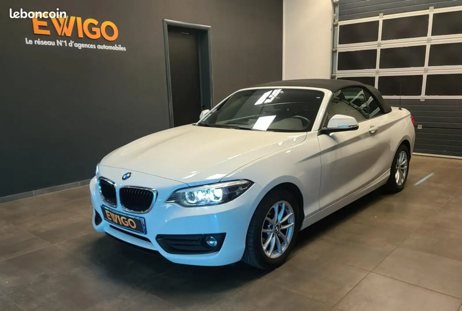 BMW 218 Serie CABRIOLET 218i 136ch LOUNGE Blanc - 1