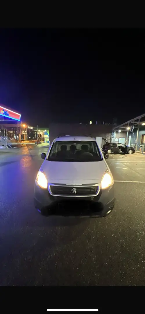 Peugeot Partner Tepee Active 1,6 BHDI 100 S&S Weiß - 1