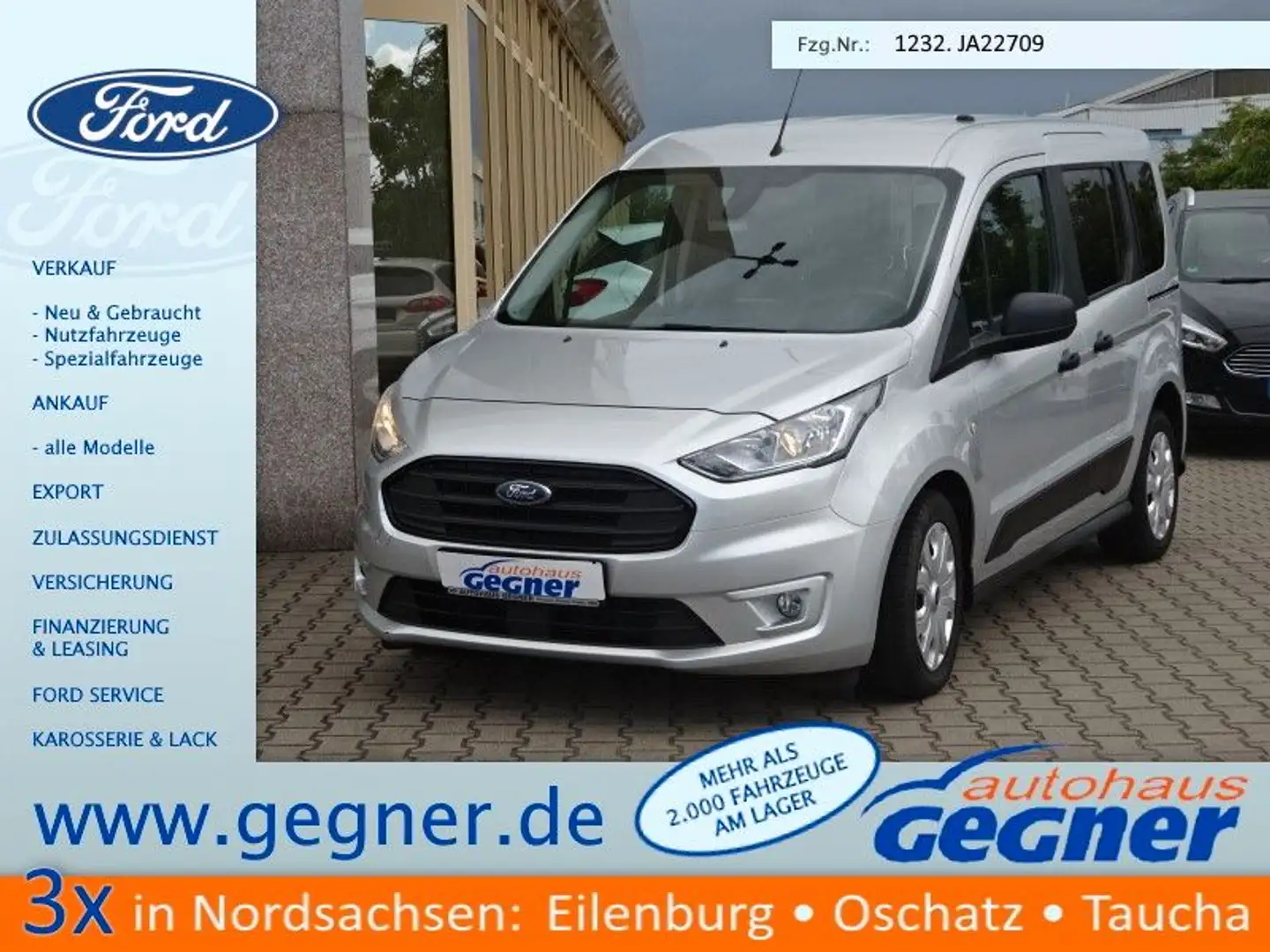 Ford Transit Connect Kombi L1 Trend 100PS Navi Silber - 1