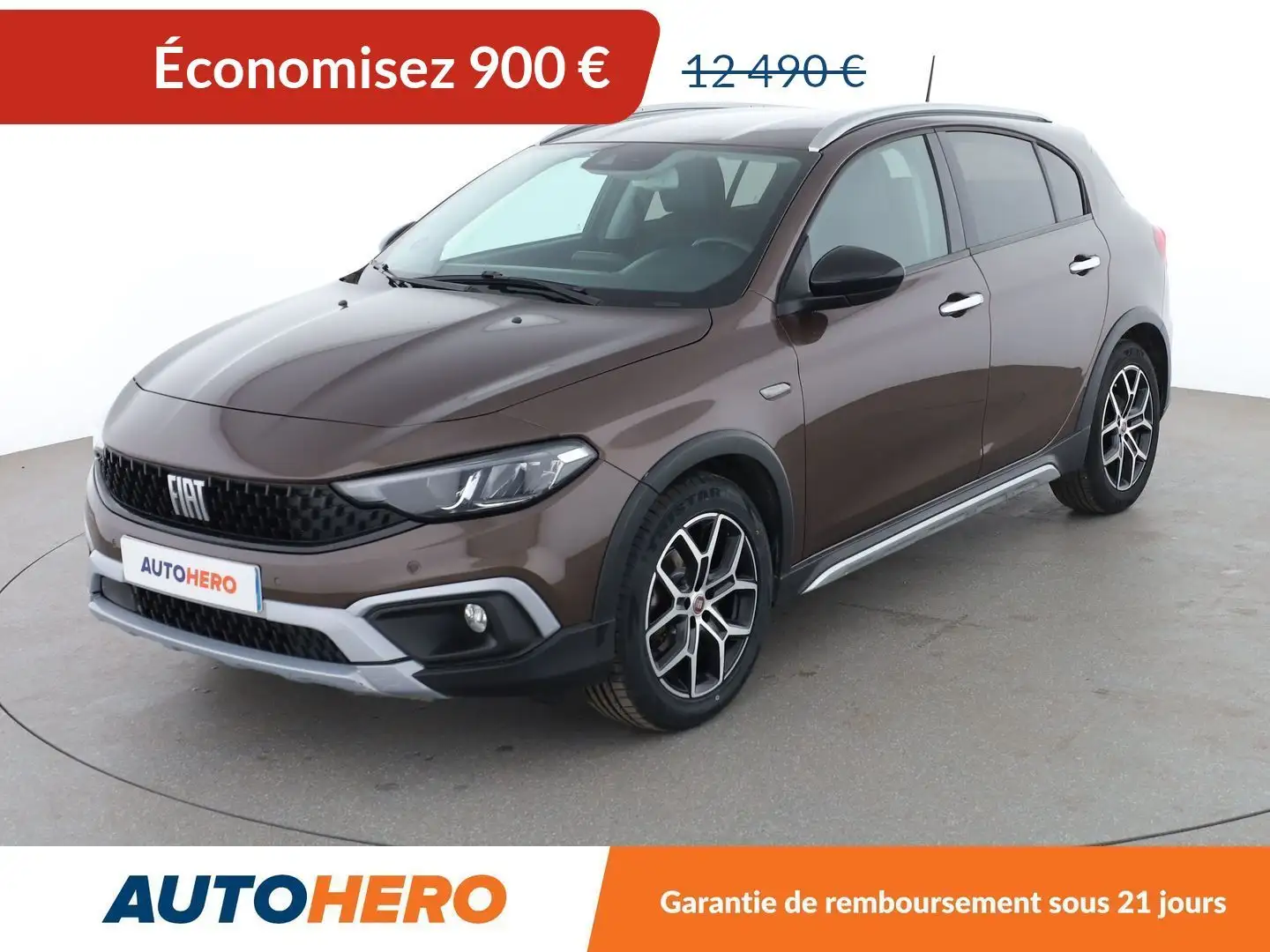 Fiat Tipo Cross 1.0 FireFly Turbo Plus Brun - 1