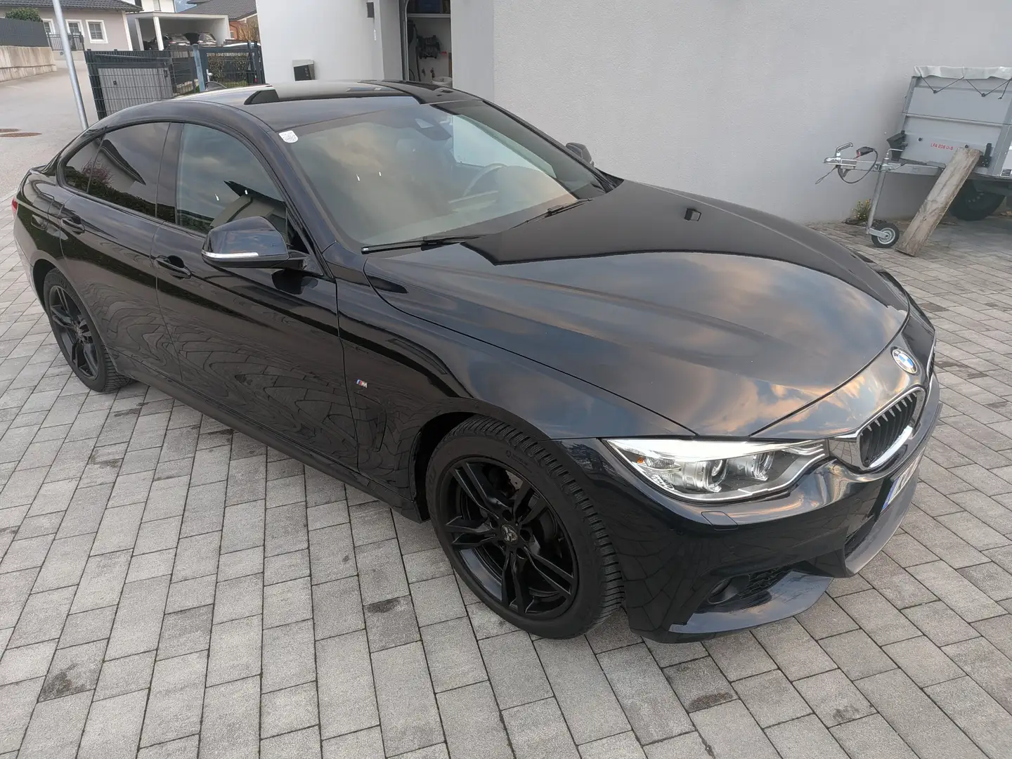 BMW 420 420d xDrive Gran Coupe M Sport Aut. Schwarz - 1