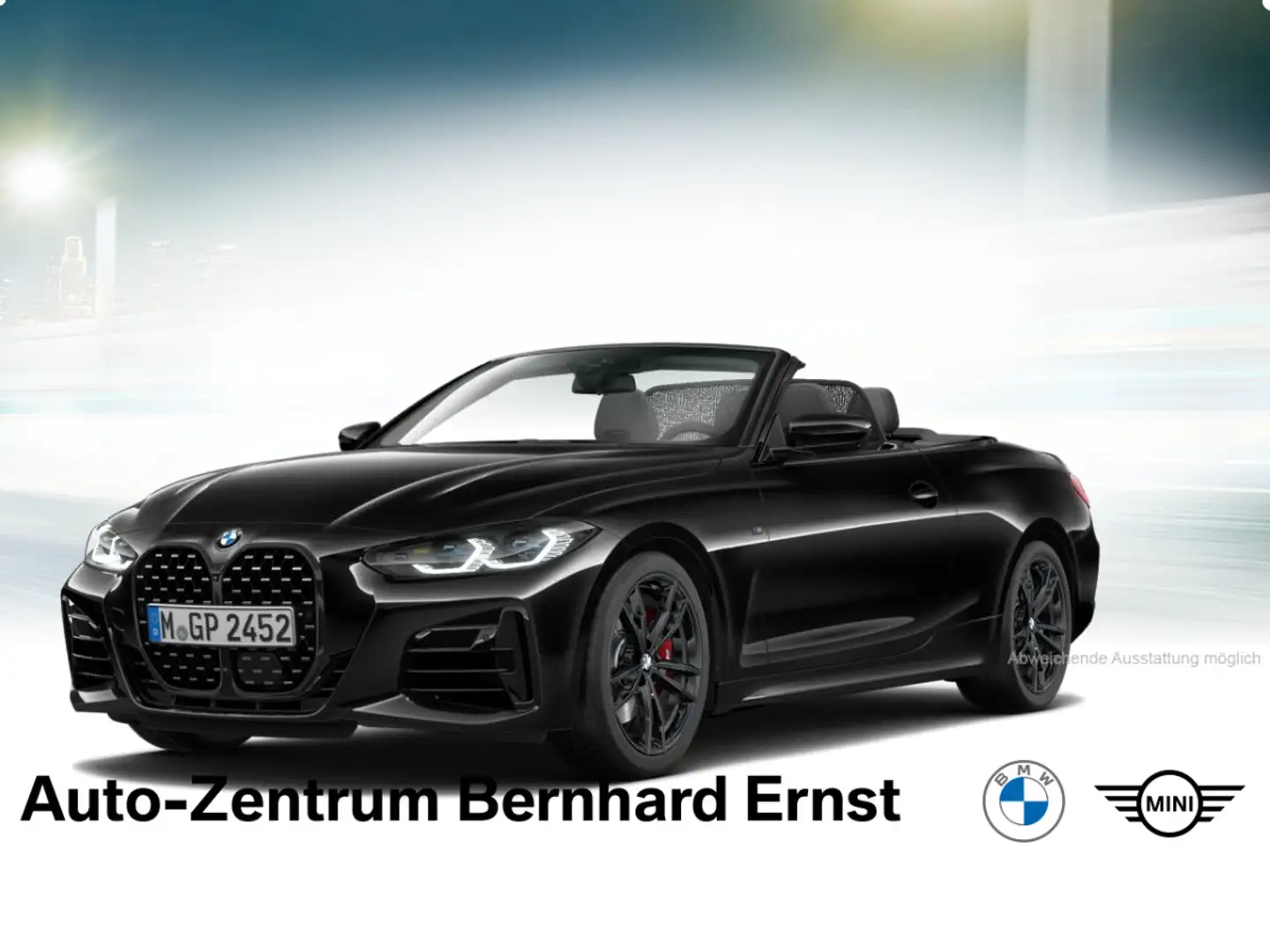 BMW 440 M440i xDrive Cabrio Sport Aut. Klimaaut. AHK RFT Schwarz - 2