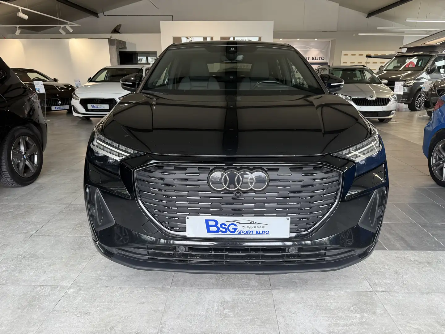 Audi Q4 e-tron 82 kWh 50 Quattro S line//sieges RS///1er proprio Nero - 2