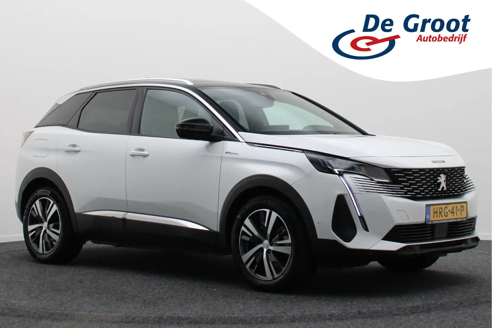 Peugeot 3008 1.6 HYbrid 300 Allure Pack Business 4WD Panoramada Wit - 1