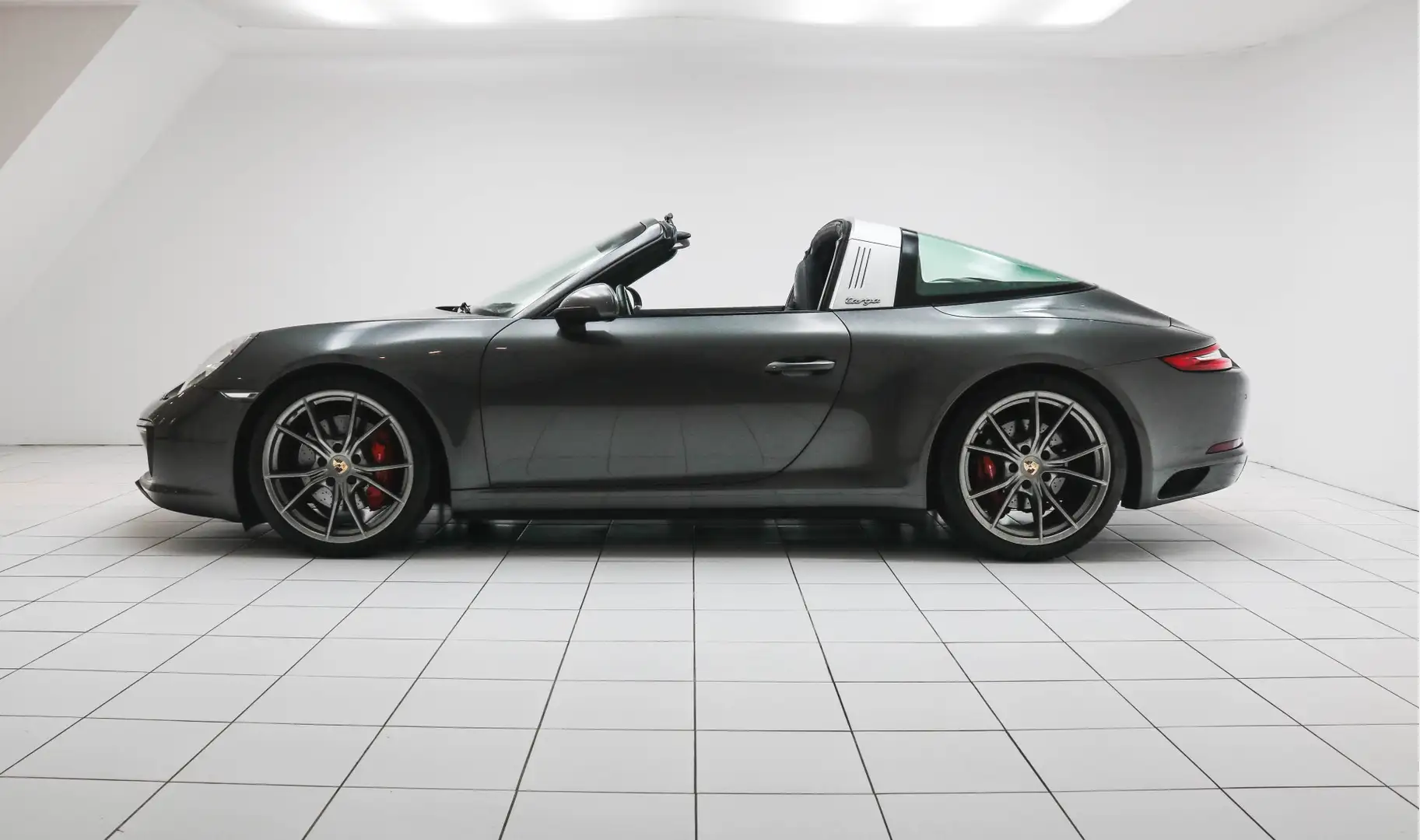 Porsche 991 991.2 3.0 Targa 4S Sport Chrono - LED - Sport Exha Gris - 2