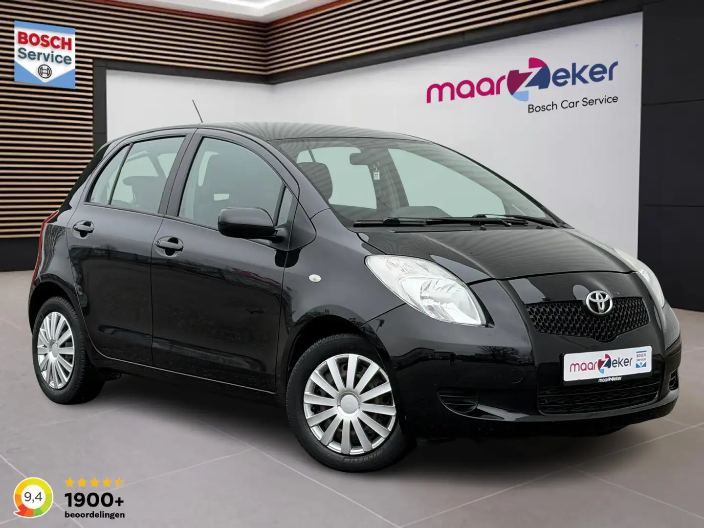Toyota Yaris 1.3 VVTi Terra ✅All Season✅Airco✅Trekhaak✅Onderhou Czarny - 1
