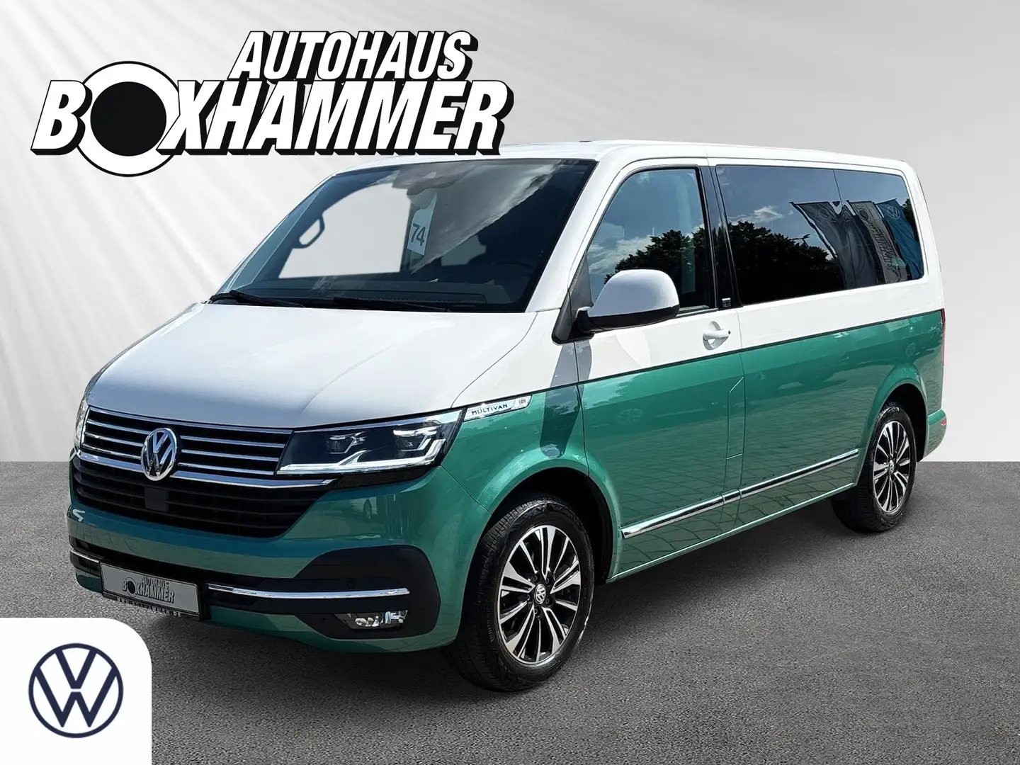 Volkswagen T6 Multivan T6.1 2,0 TDI DSG Generation Six NAVI+AHK+RÜCK.KAM Weiß - 1