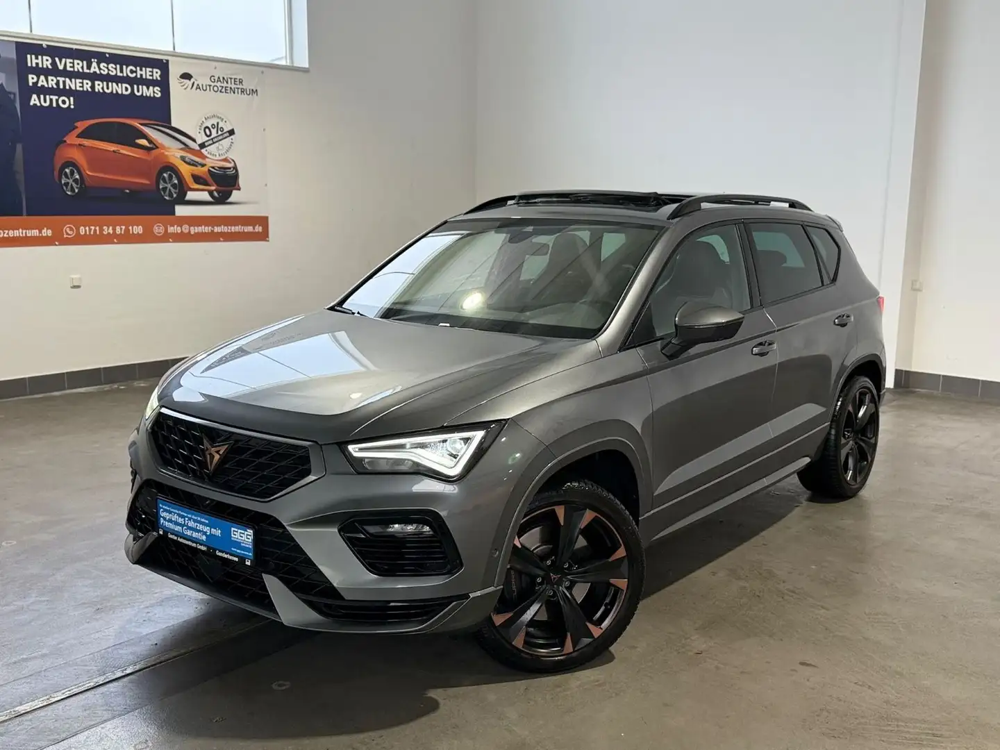 CUPRA Ateca Cupra Ateca VZ DSG 2.0TSI 4Drive PANO+KAMERA+SHZ Gris - 2