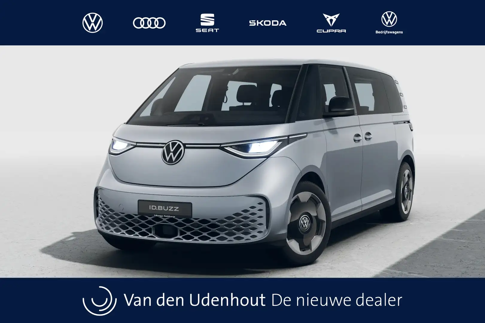 Volkswagen ID. Buzz Elektromotor 86kWh 286 1AT Pro lange wielbasis Aut Grijs - 1