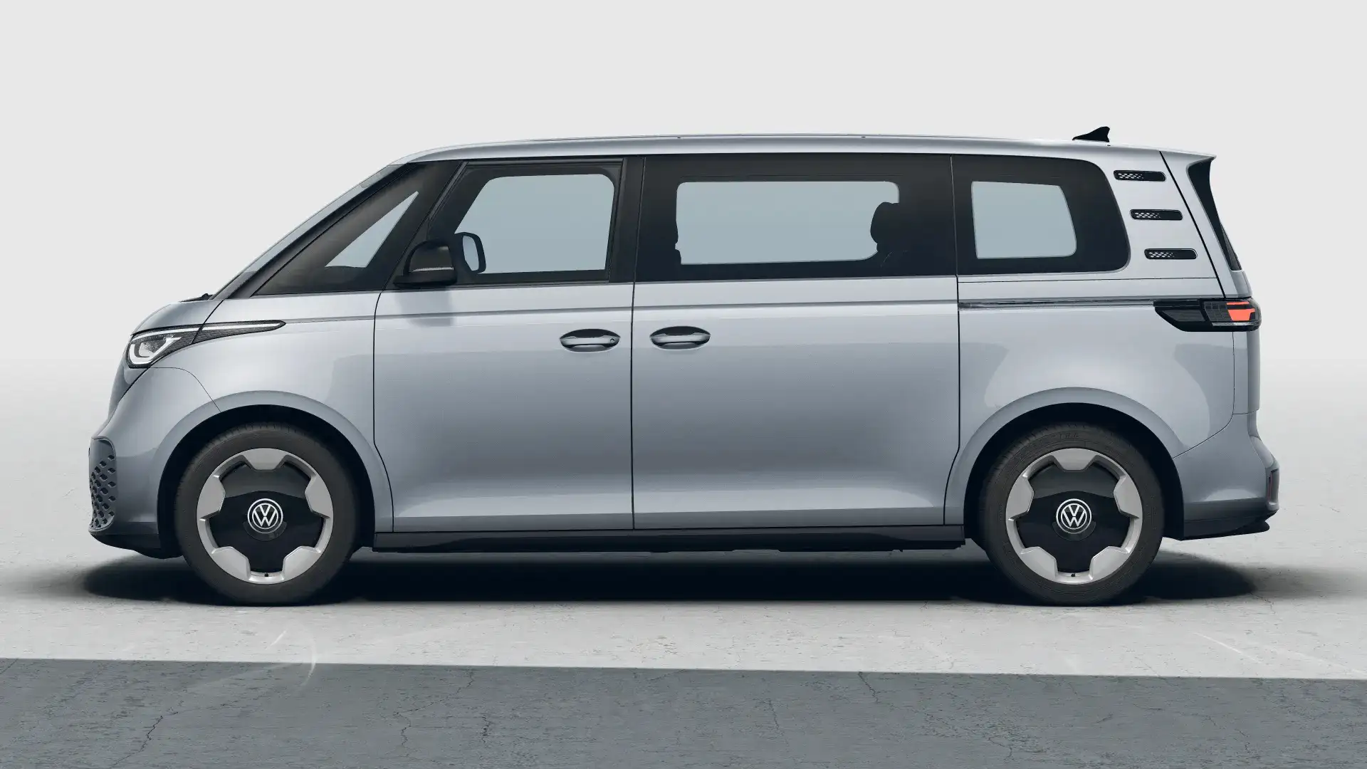 Volkswagen ID. Buzz Elektromotor 86kWh 286 1AT Pro lange wielbasis Aut Grijs - 2