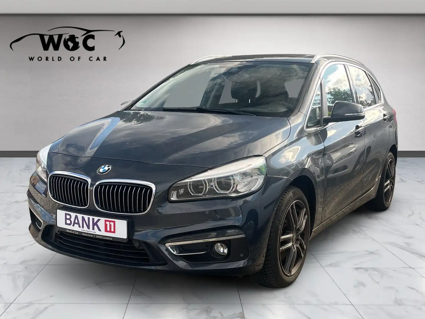BMW 220 220 d Active Tourer Luxury Line PANO*KEYLESS*HEADU Gris - 1