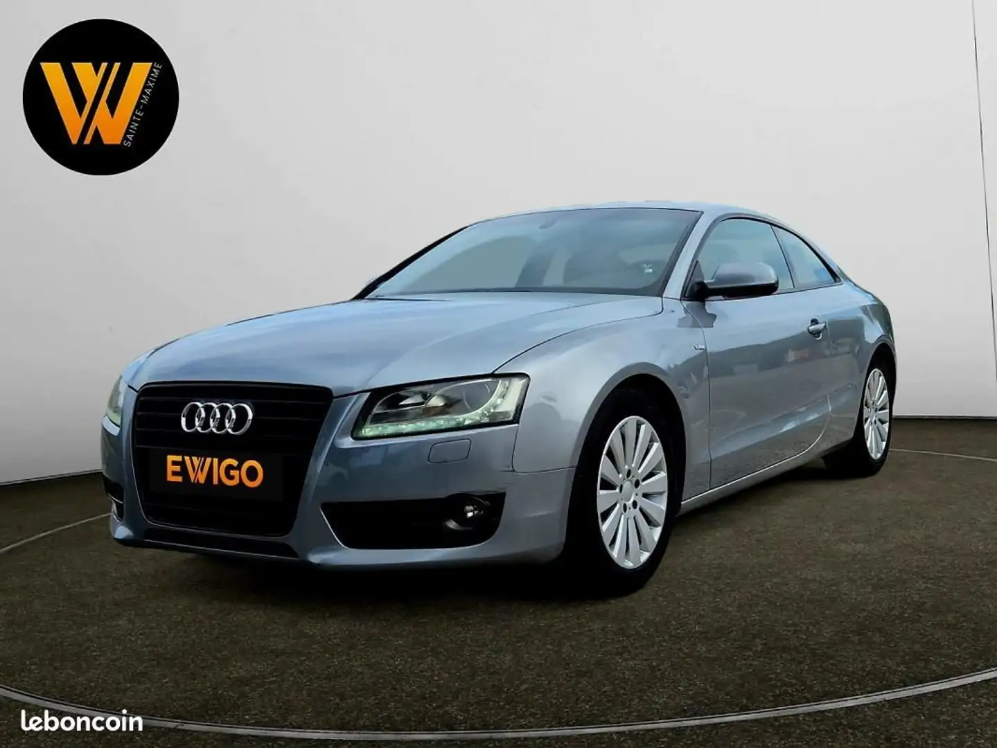Audi A5 COUPE 1.8 TFSI 160 S-LINE SUIVI COMPLET ++ 2EME MA Gris - 2