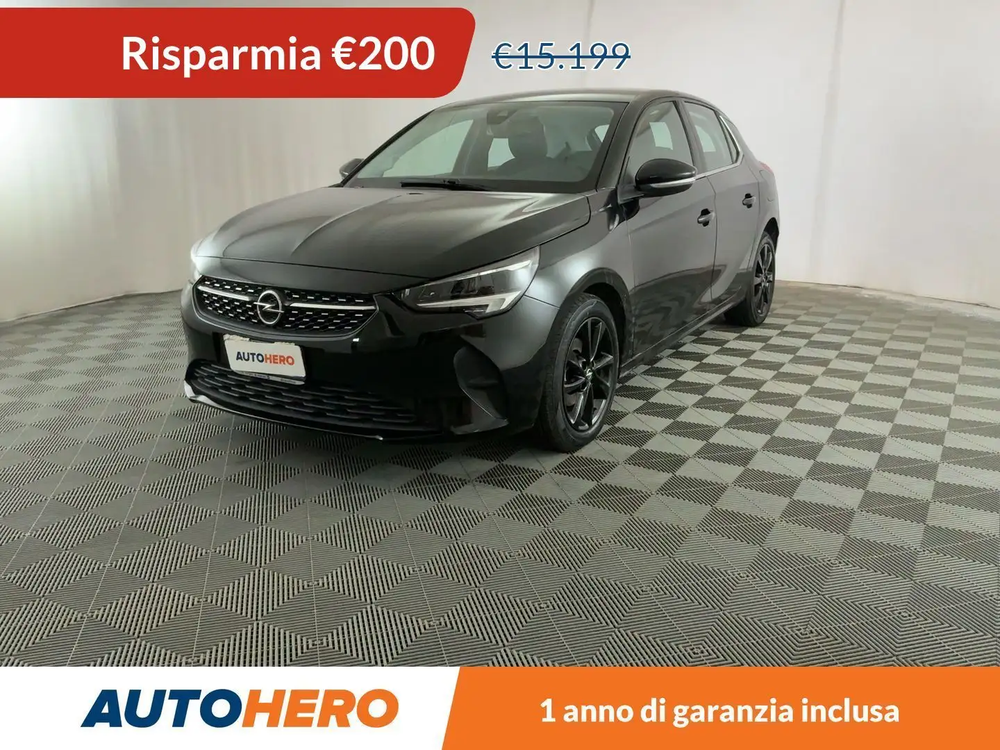 Opel Corsa 1.2 Turbo Elegance Nero - 1