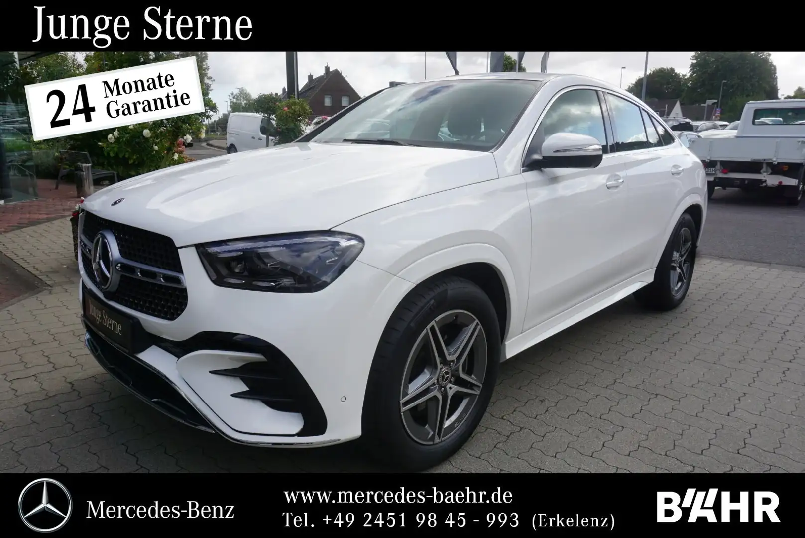 Mercedes-Benz GLE 300 GLE 300 d 4M Coupé AMG/Pano/Multibeam/Head-Up Weiß - 1