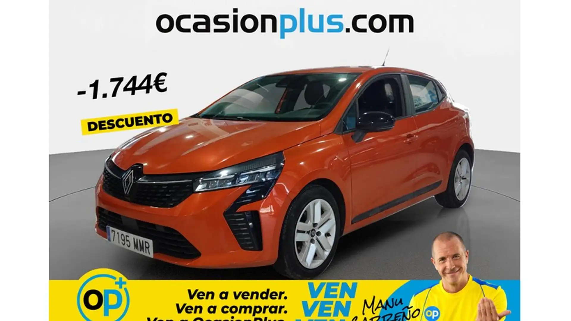 Renault Clio TCe Evolution 67kW Naranja - 1