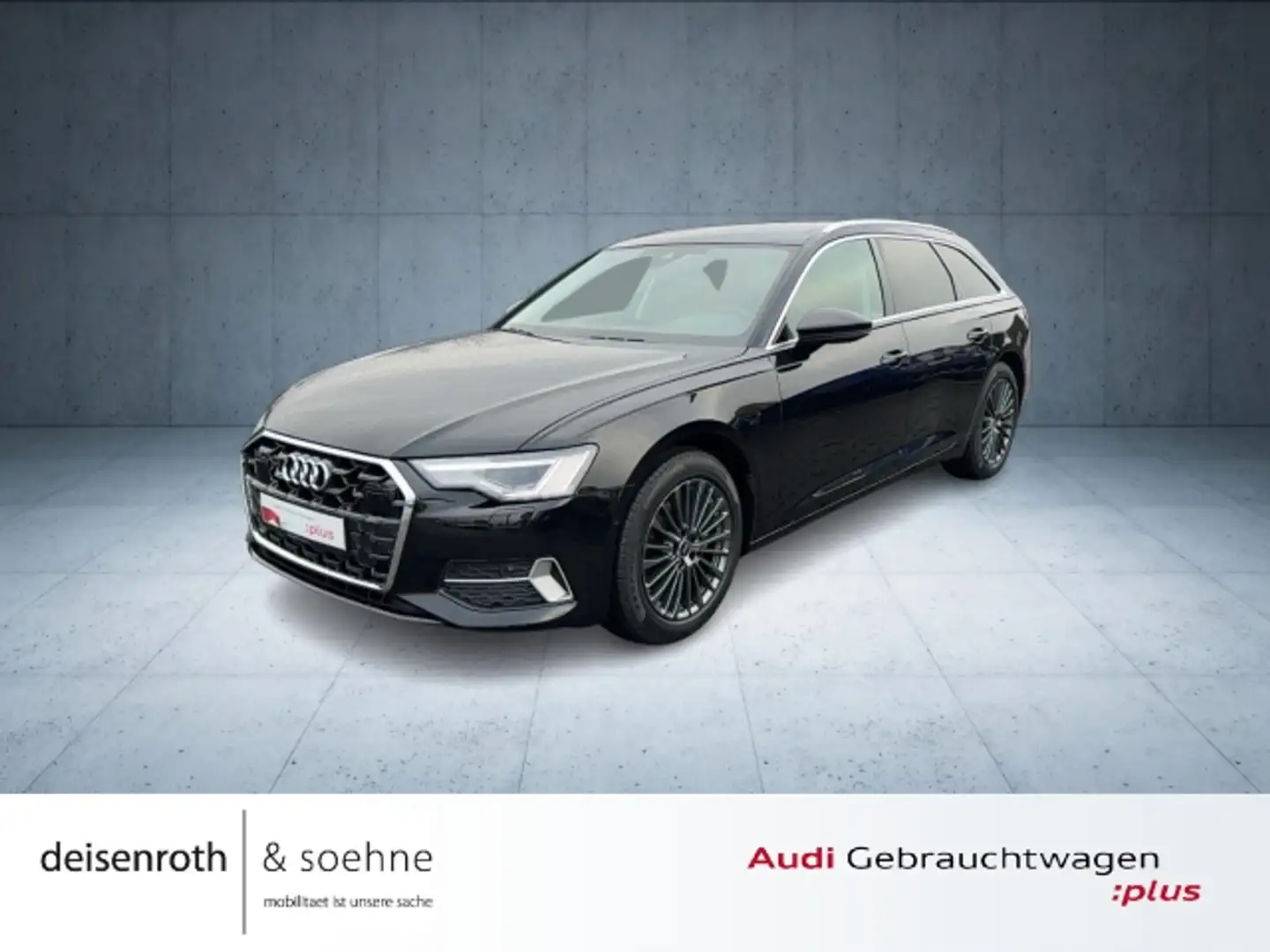 Audi A6 Avant Sport 40 TDI qu AHK/Matrix/Pano/Kam/ACC/Assi Schwarz - 1