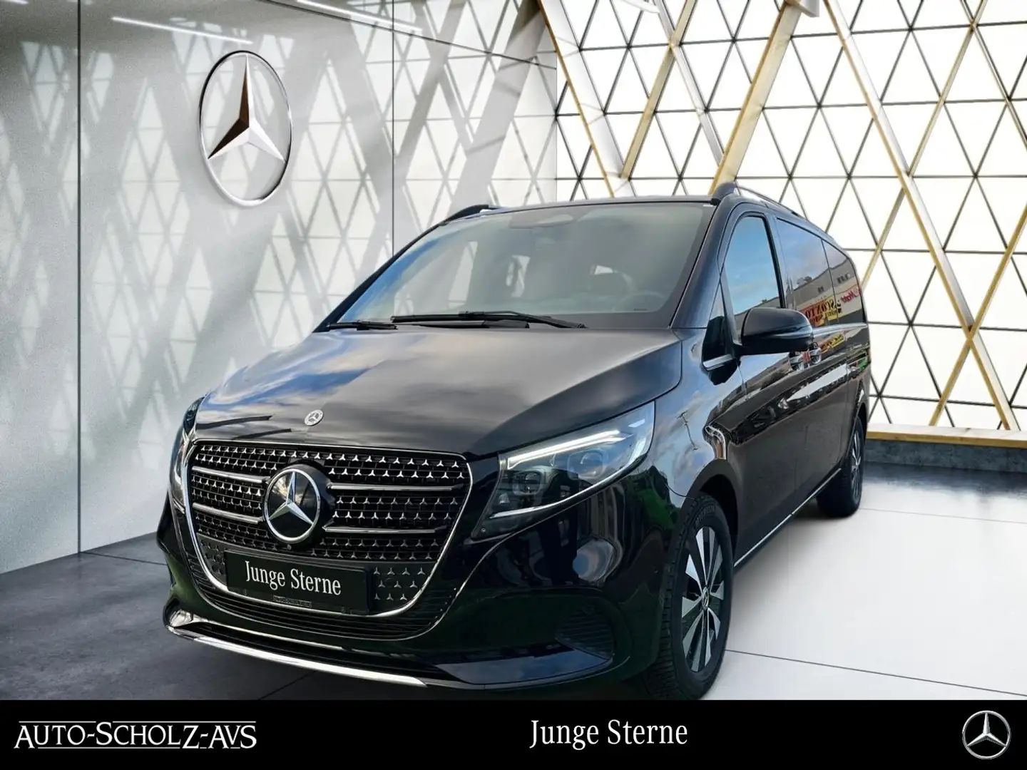 Mercedes-Benz V 300 d AVANTGARDE Extralang Navi*LenkradHz*360° Schwarz - 1