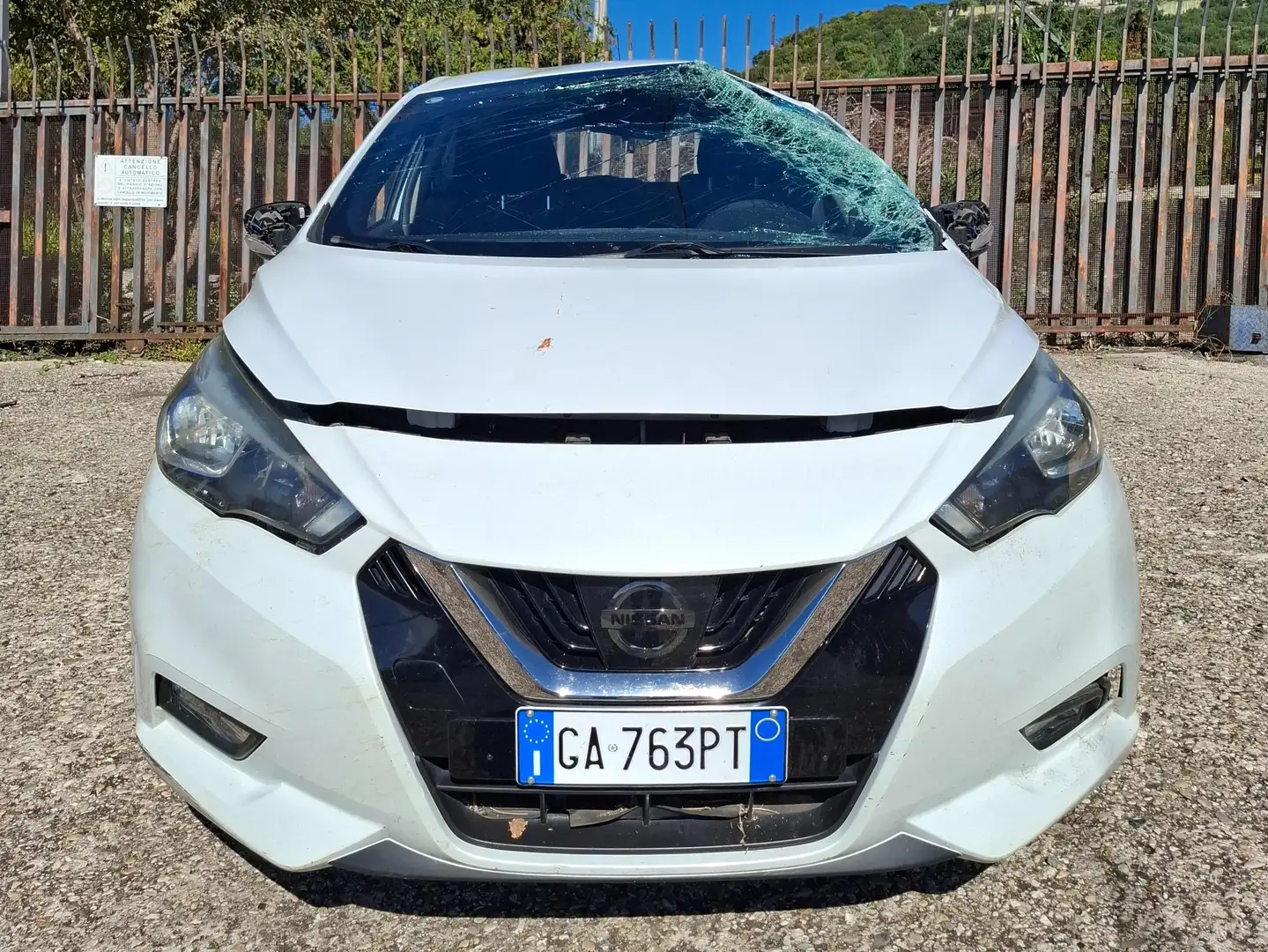 Nissan Micra Micra V 2017 0.9 Acenta 90cv Bianco - 1