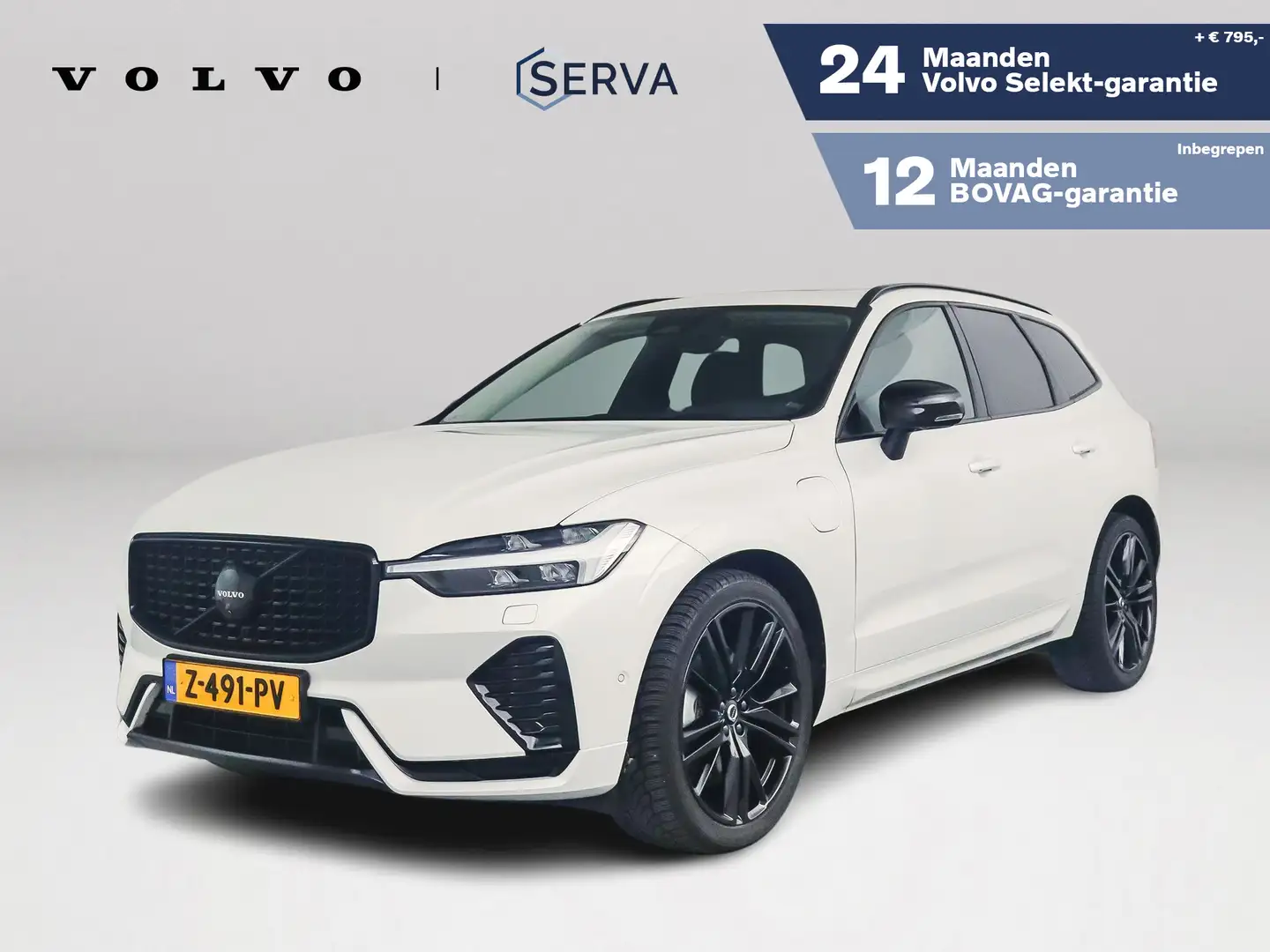Volvo XC60 T6 Aut. Plug-in hybrid AWD Ultimate Black Edition Wit - 1