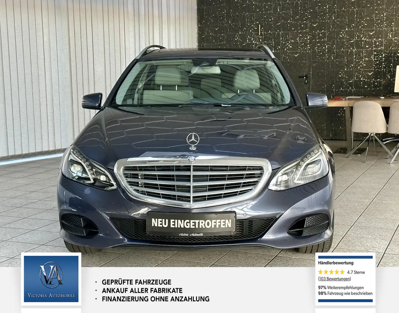 Mercedes-Benz E 200 CGI BlueEfficiency 1 Hand.LPG Gasumbau-Benzin. Led Albastru - 2
