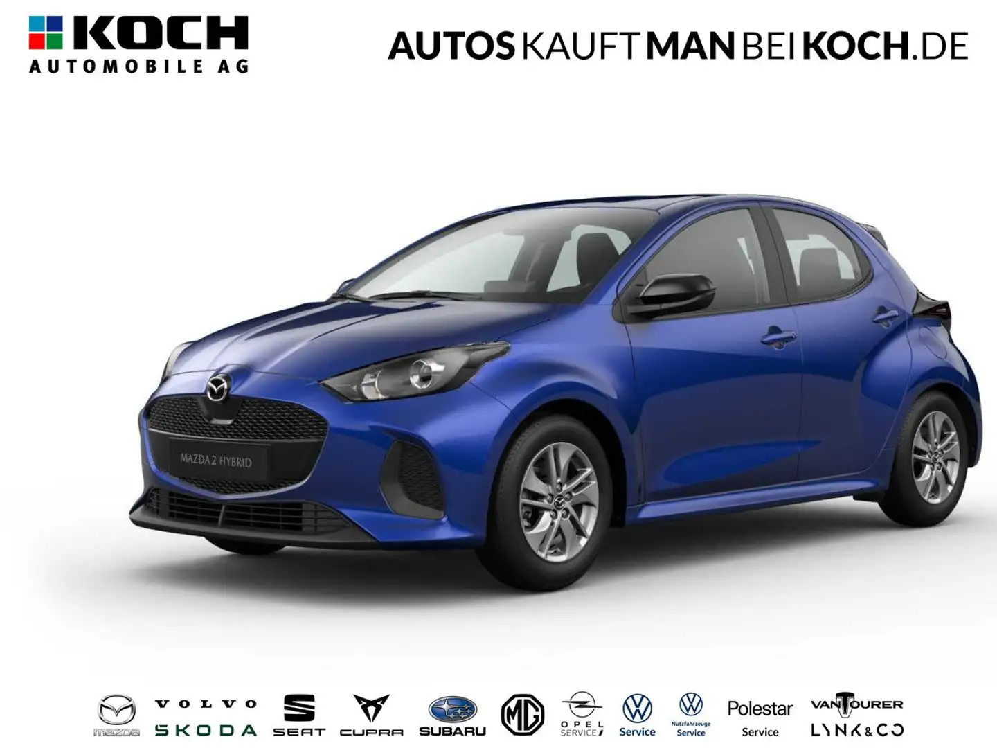 Mazda 2 Hybrid 1.5 VVT-i 116 CVT CENTRE-LINE Blauw - 1