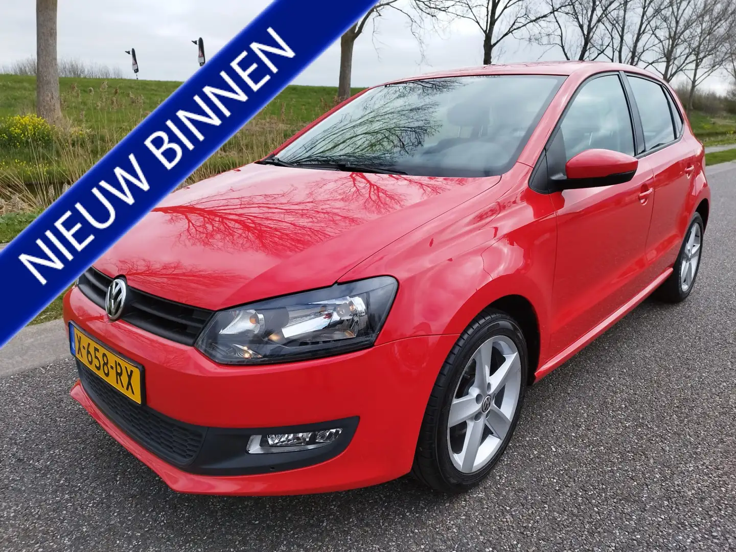 Volkswagen Polo 1.2-12V ** Airco ** 16 inch ** 5 DRS ** 139.709 km Rood - 1