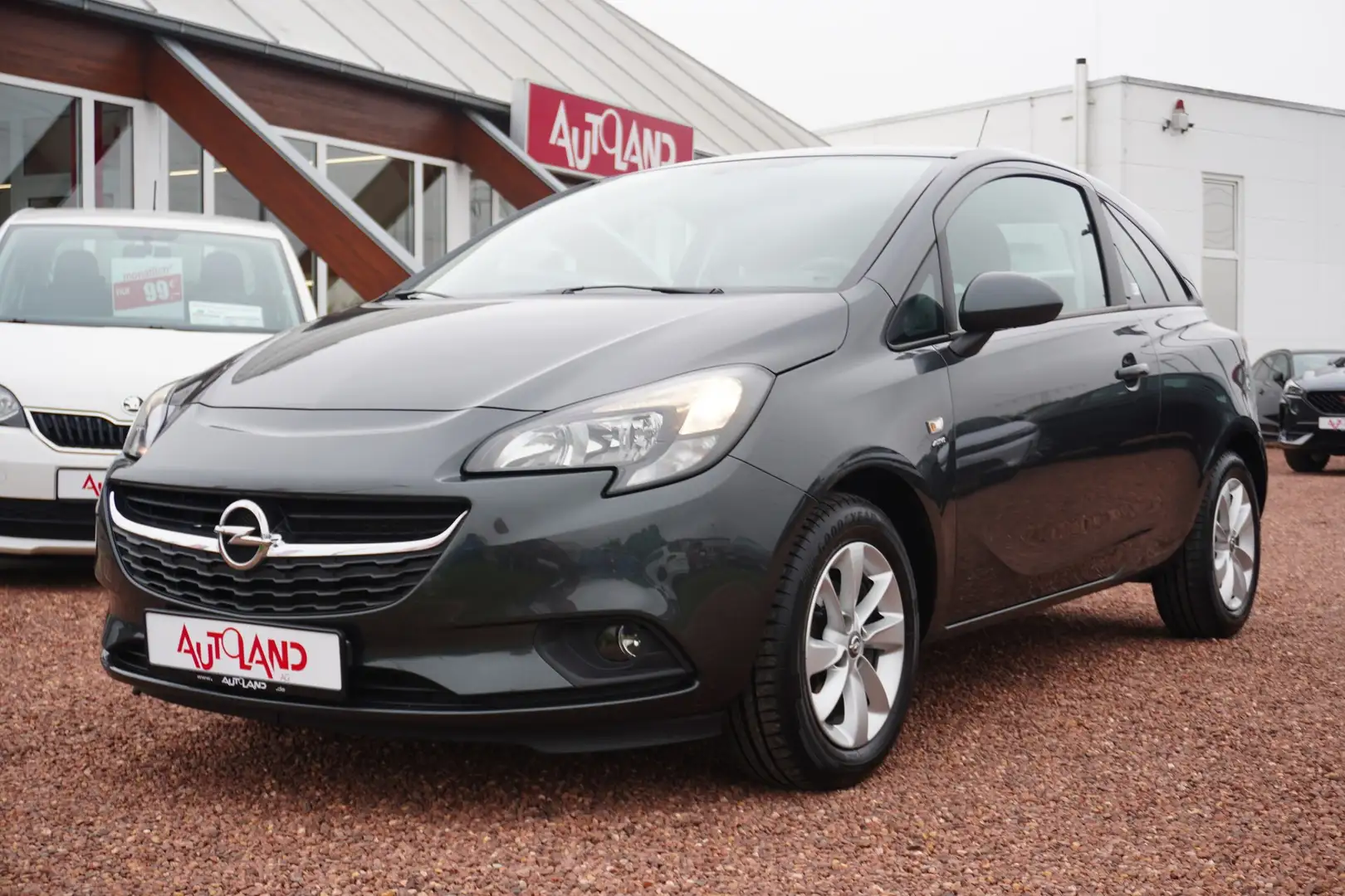 Opel Corsa E 1.4 Active Tempomat Winterpaket Klima Grau - 2