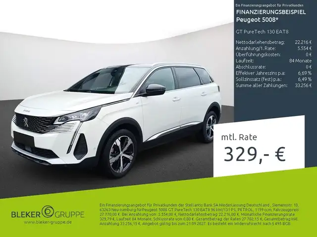 2023 Peugeot 5008 in White for sale