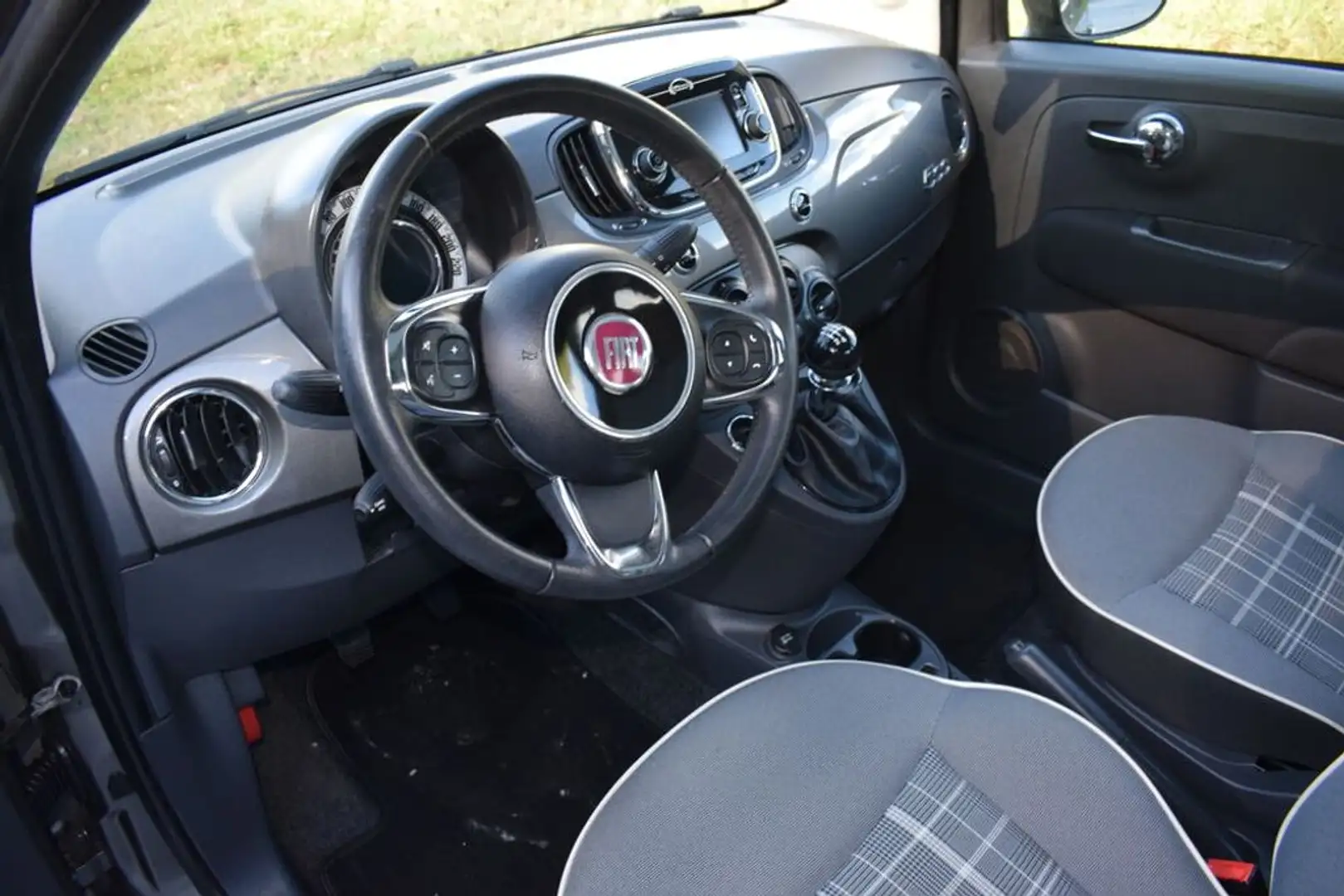 Fiat 500 Lounge wie neu garantie Grau - 2