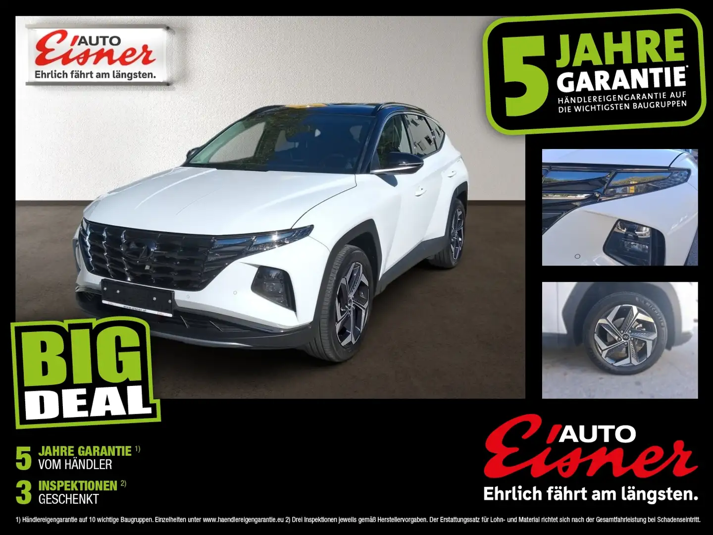 Hyundai TUCSON 1.6 PLUG-IN HYBRID 4x4 Weiß - 1
