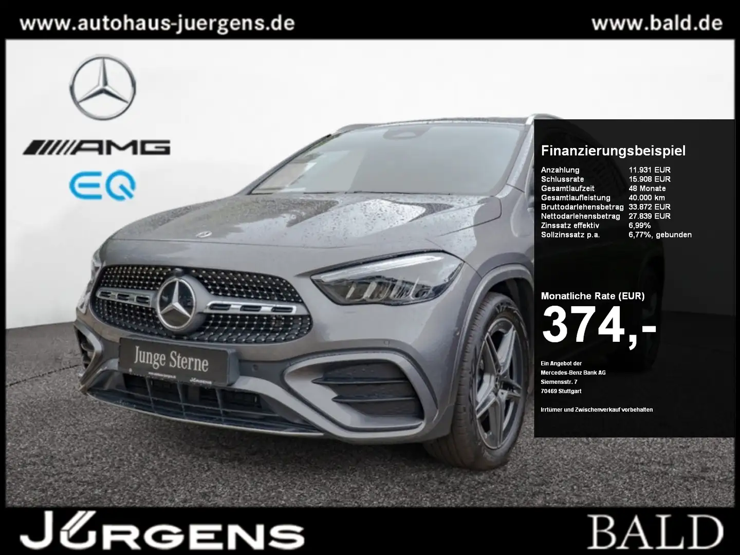 Mercedes-Benz GLA 180 AMG-Sport/LED/Cam/AHK/Totw/Winter/19' Grijs - 1
