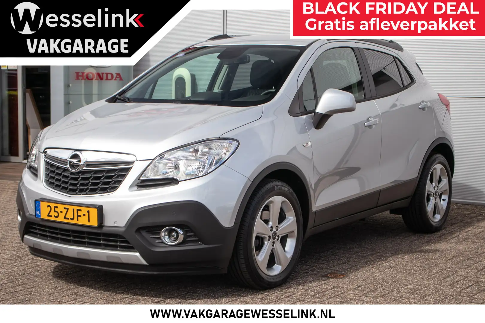 Opel Mokka 1.4 T Cosmo 4x4 Dealer ond. | Navi | Trekh. | Stoe Grau - 1