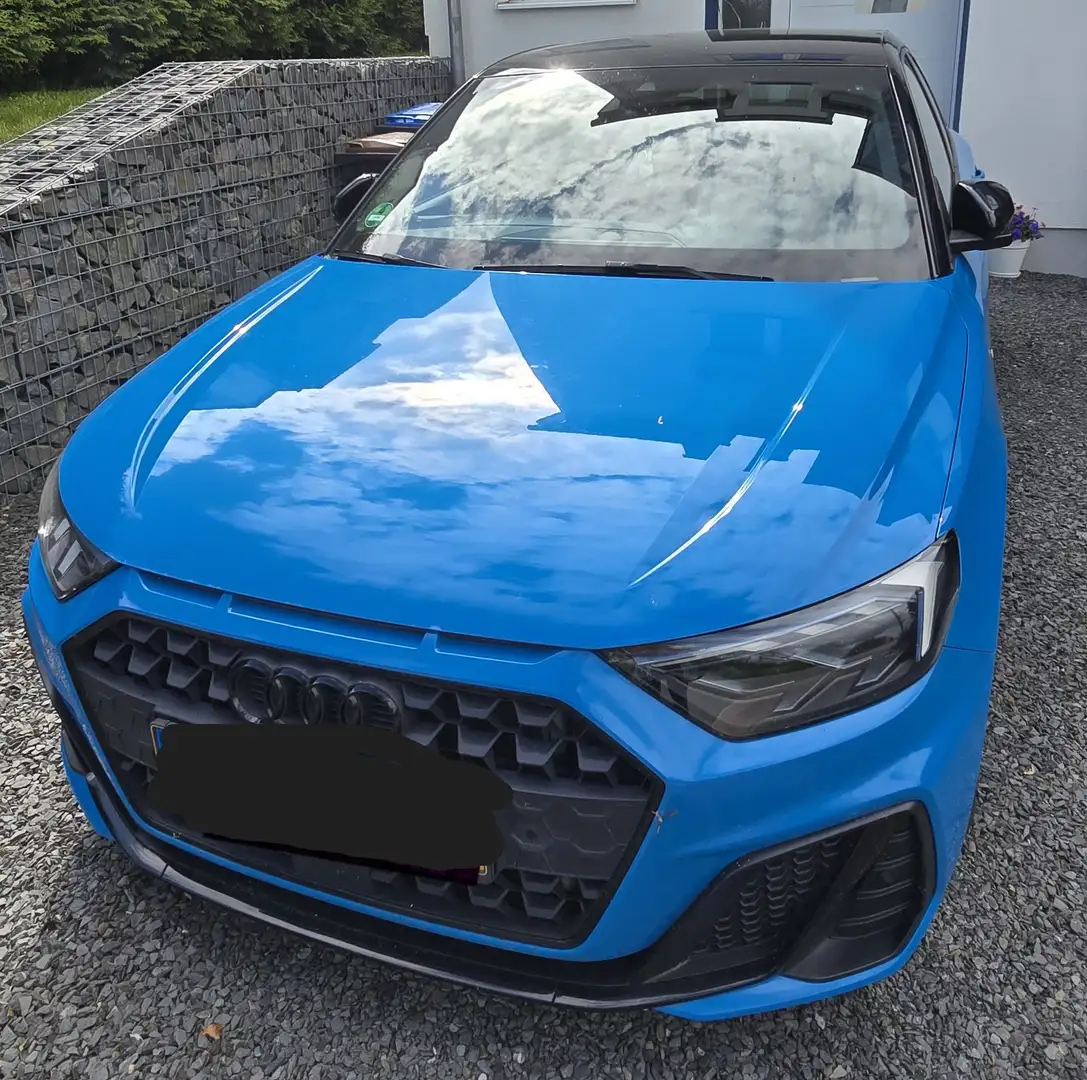 Audi A1 A1 30 TFSI Sportback S tronic S line Bleu - 1