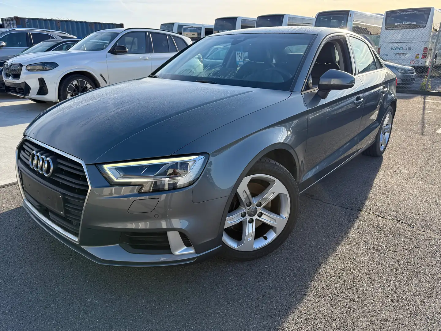 Audi A3 A3 2.0 tdi Sport line Quatro s-tronic Gris - 1