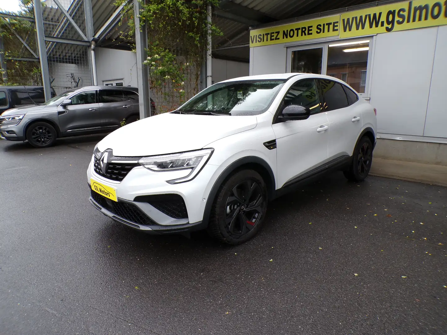 Renault Arkana 1.6 hybride 145cv Blanche 11/22 50.352km Airco GPS Blanc - 1