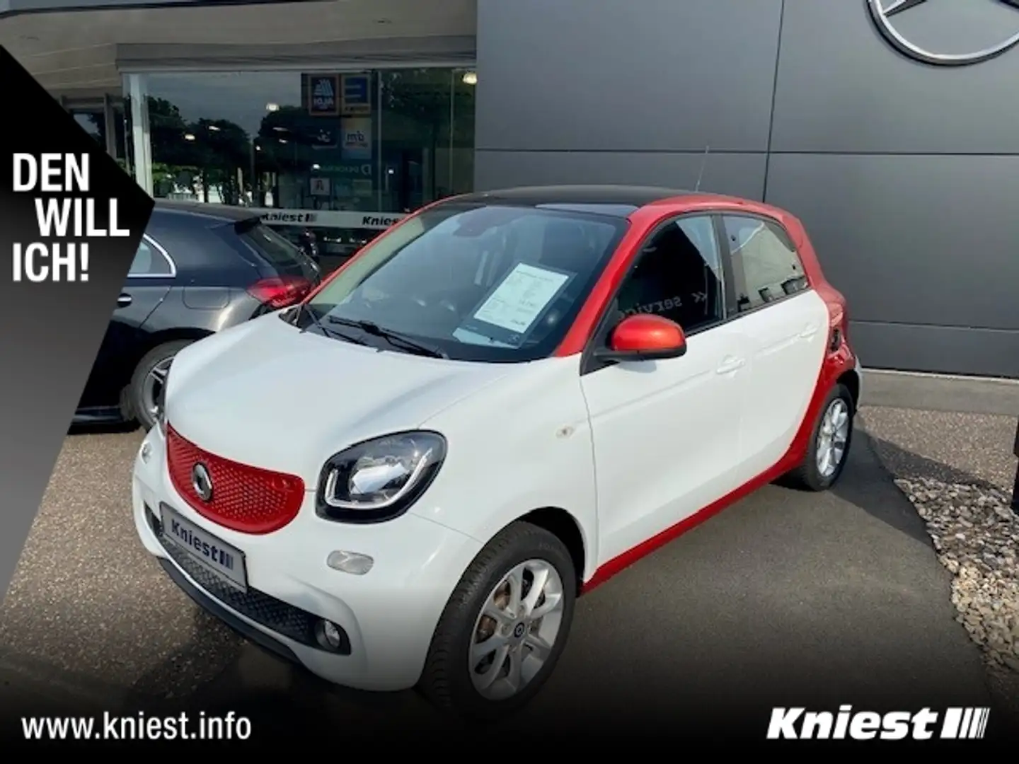 smart forFour Passion 66kW 0.9 Turbo Blanc - 1