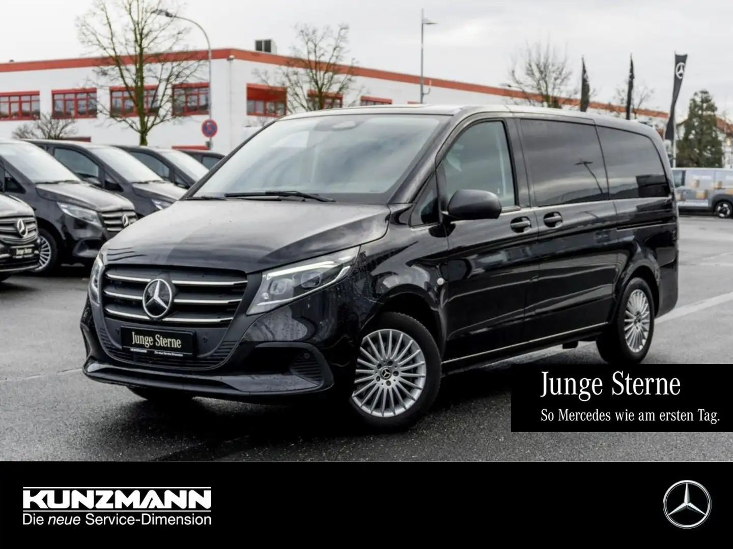 Mercedes-Benz Vito 124 CDI 4x4 Tourer PRO Lang Klima Navi AHK Schwarz - 1