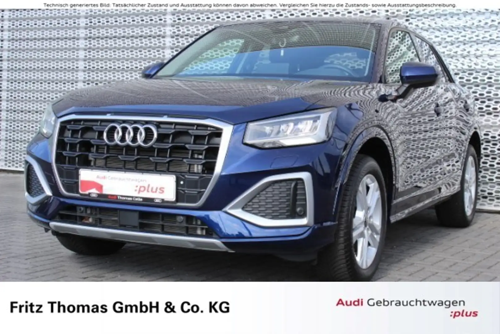 Audi Q2 35 TFSI advanced S tronic LED Navi ACC SHZ Klima Blau - 1