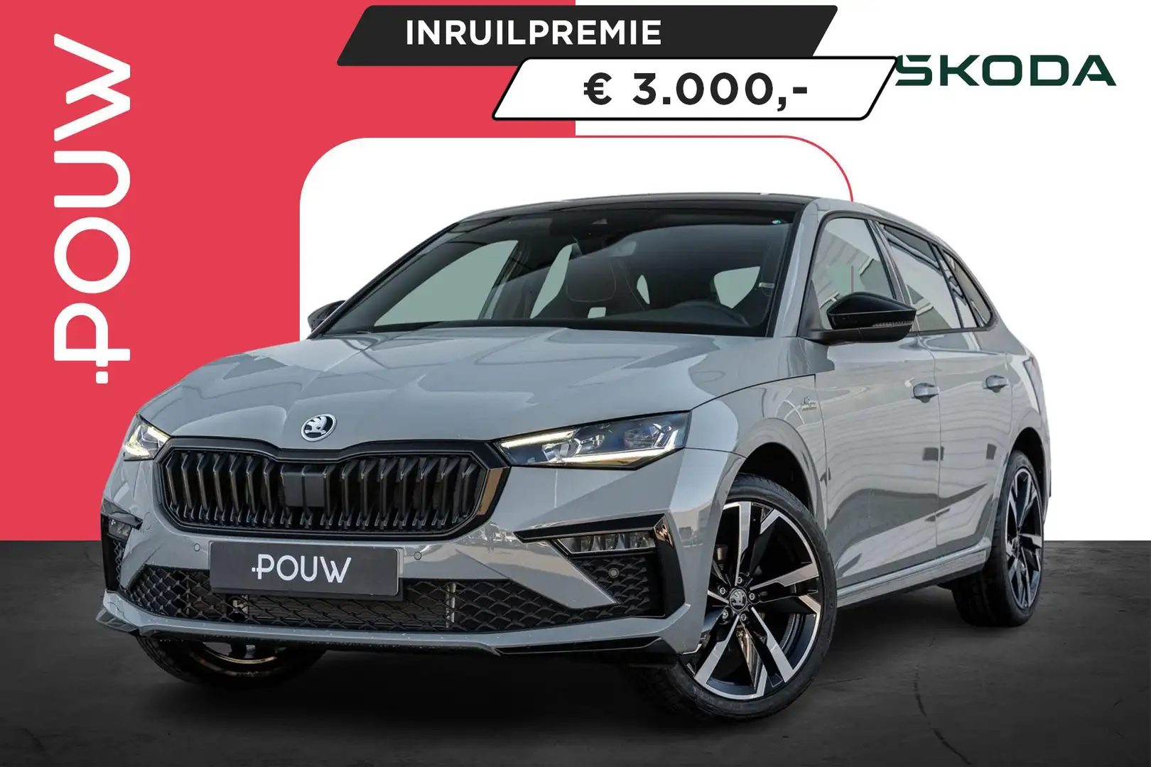 Skoda Scala 1.0 TSI 115pk DSG Monte Carlo | LMV 18'' | Achteru Grijs - 1