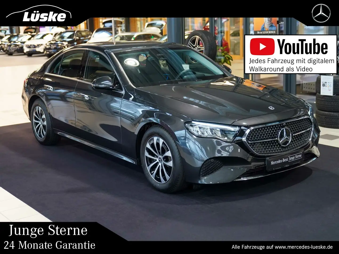 Mercedes-Benz E 220 E 220 d AVANTGARDE DISTRONIC Kamera Spur Totwink siva - 1