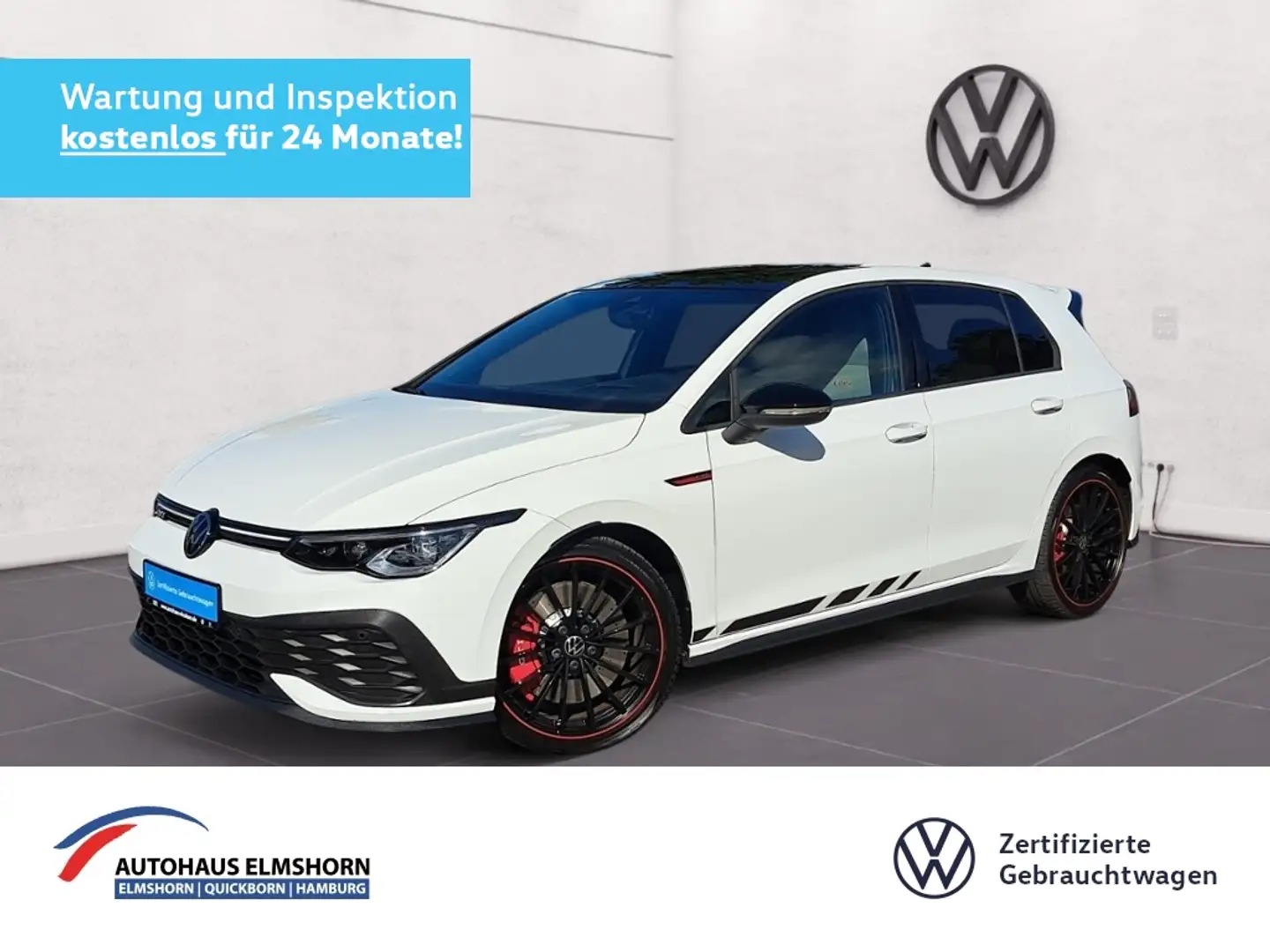 Volkswagen Golf GTI Clubsport 2.0 TSI DSG PANO NAV HARMAN HEAD DCC MA Weiß - 1