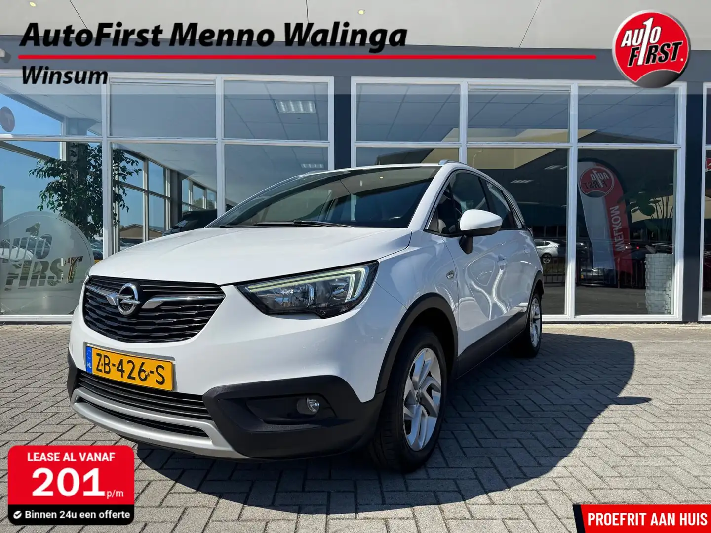 Opel Crossland X 1.5 CDTI Innovation|Automaat!|Trekhaak|Navi| Wit - 1